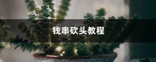 钱串砍头教程